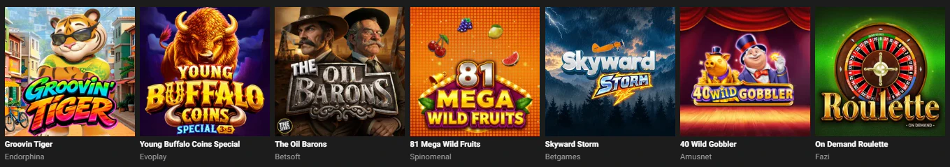 Biblioteca de slots y juegos de tragamonedas online disponible en GGBET Casino